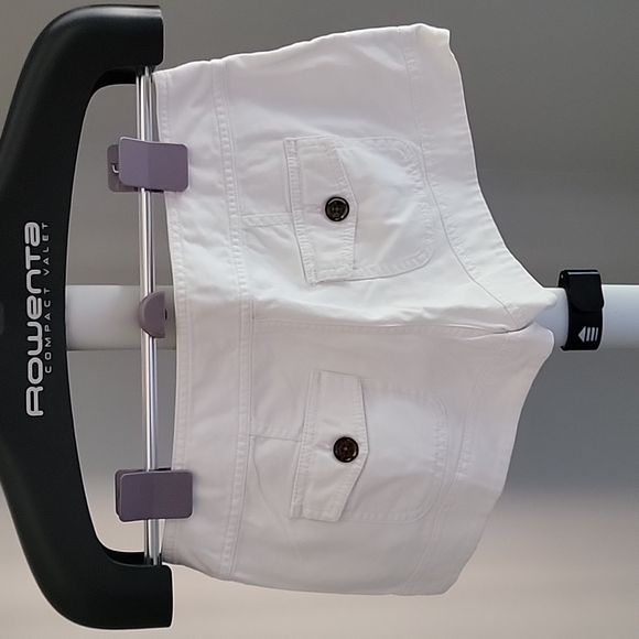 Express White Button Front Short Size 2 - Picture 3 of 3